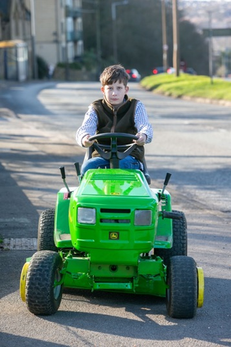 Other image for Moving tractor tribute to teenager Jack